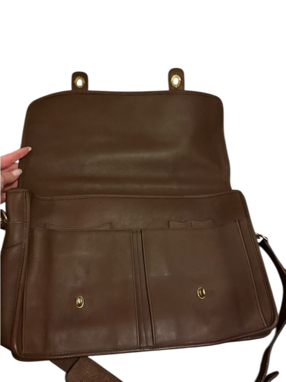 Coach vintage 90s Prescott Brief briefcase w/strap - Picture 8 of 14